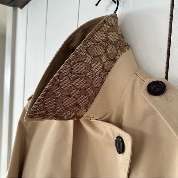 Coach Short Trench Coat Jacket Sz M NWOT - Picture 7 of 16